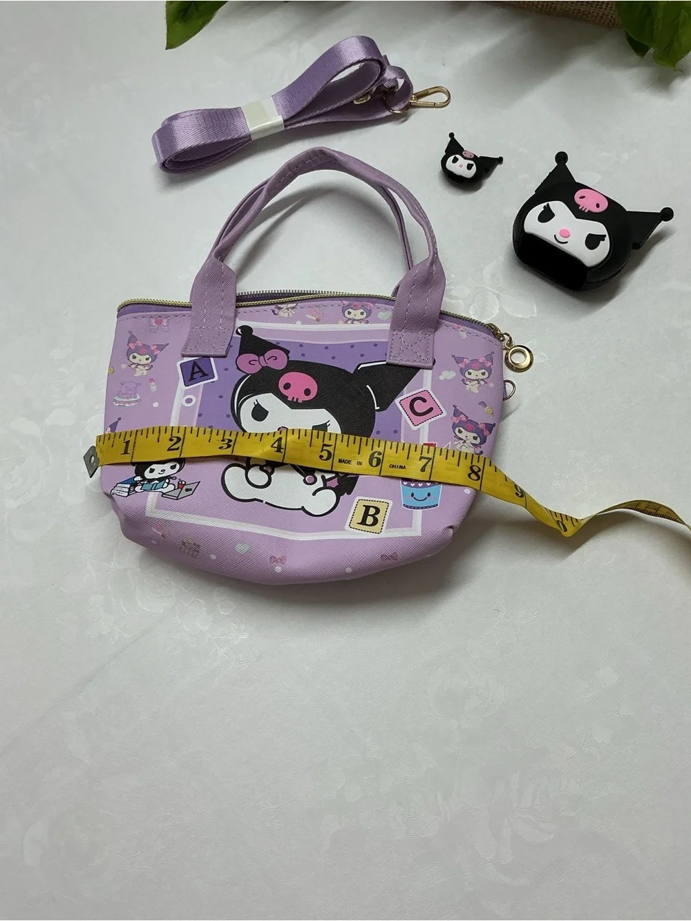 Purple Kids Crossbody Bag with Matching Accessories